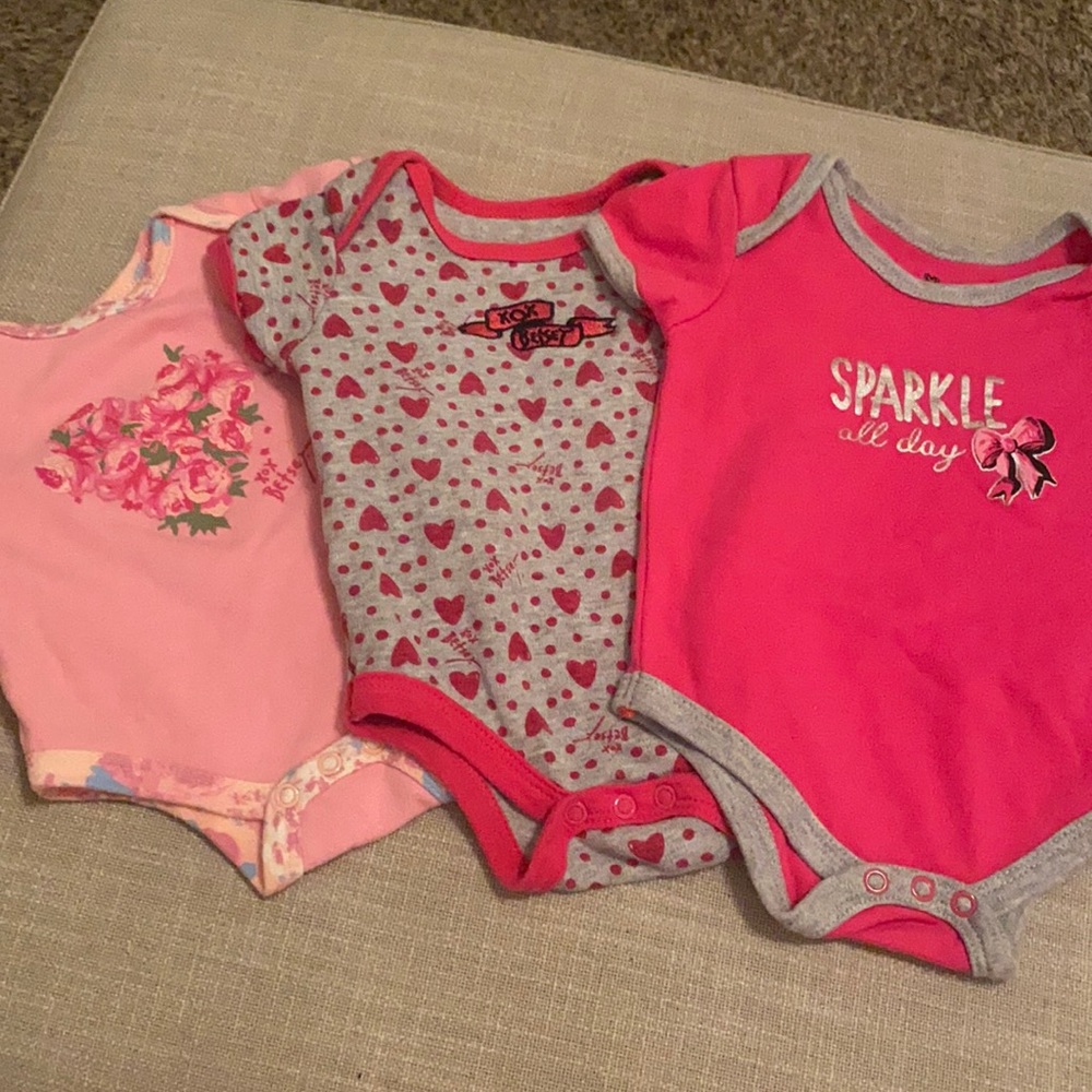 Betsey Johnson onesie 3 piece set all sizes 3,6,9m